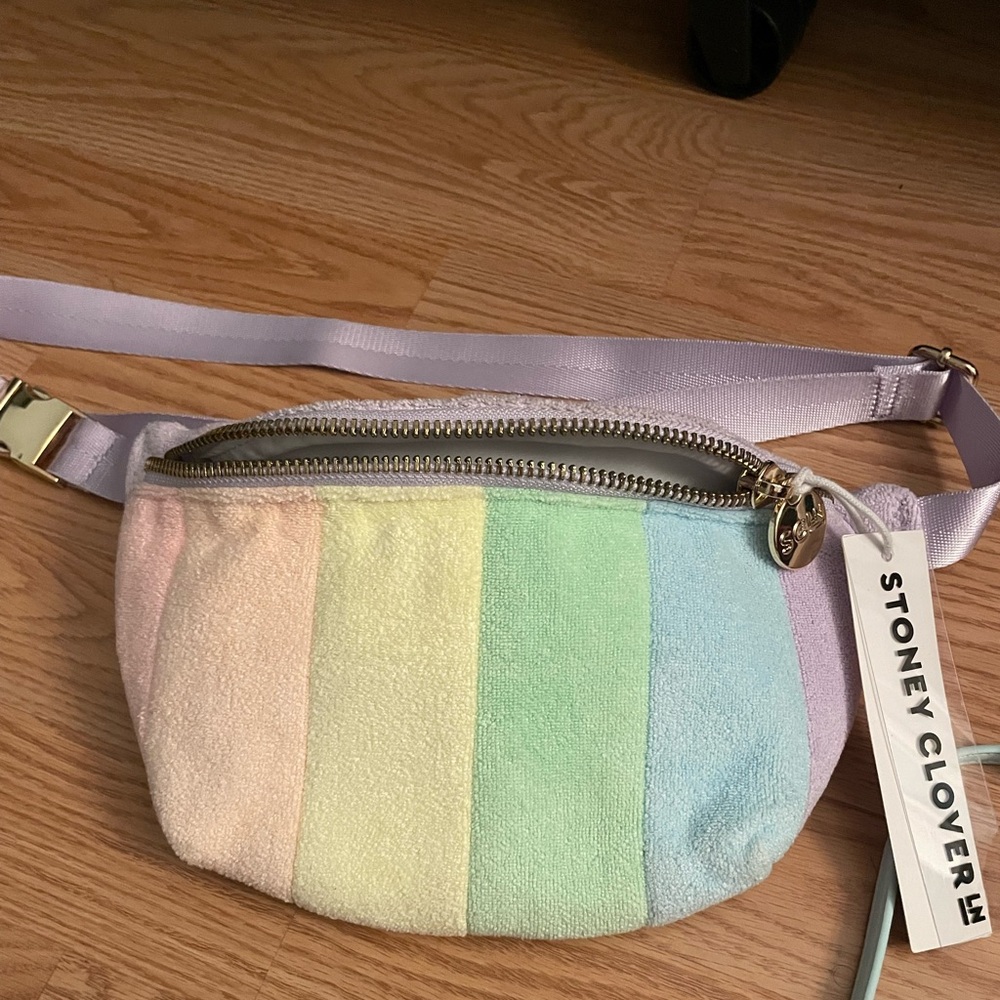 Stoney Clover Lane Pastel Rainbow Crossbody Bag